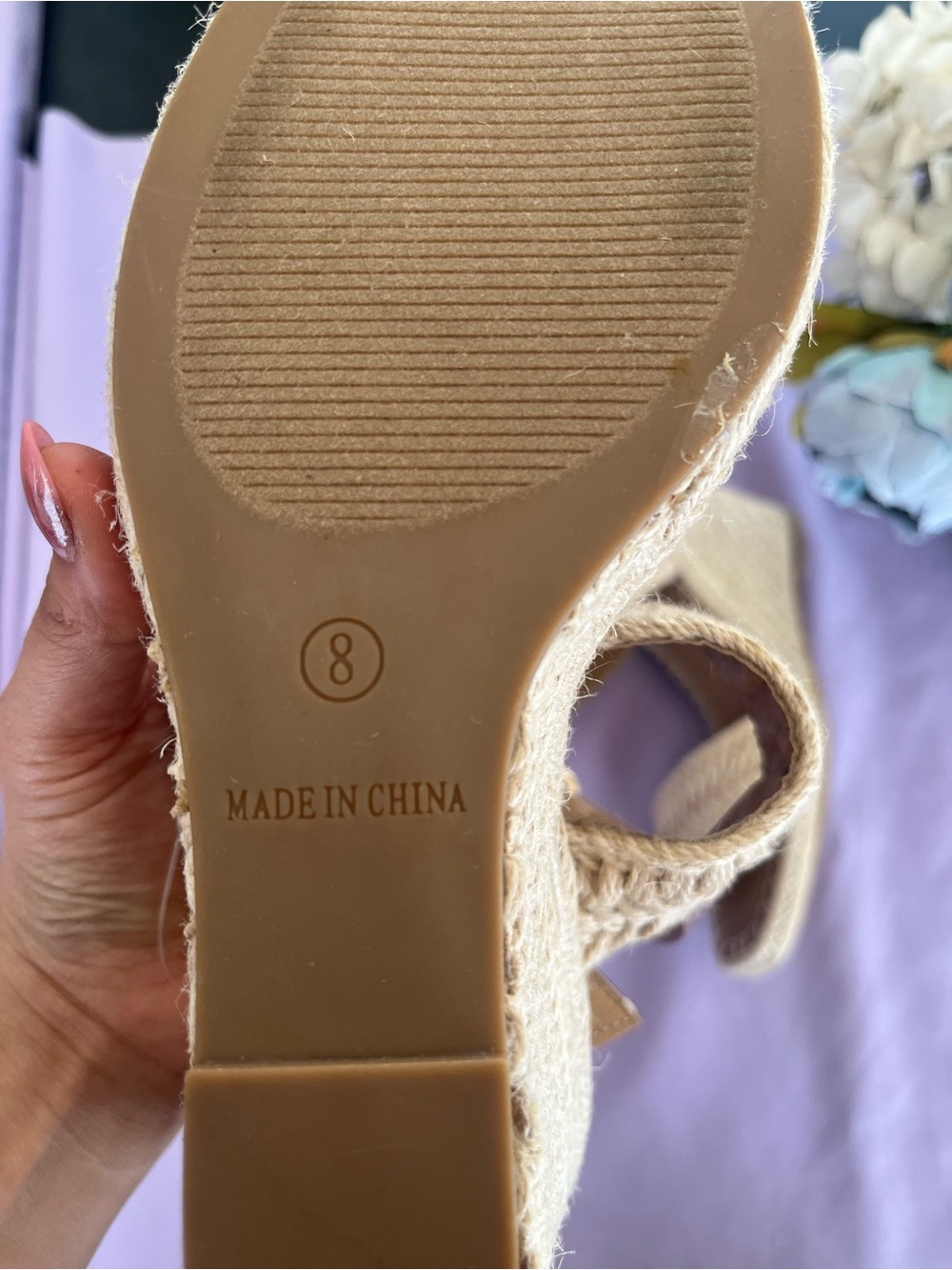 Steve Madden Natural Braided Espadrille Wedges - Picture 3 of 3